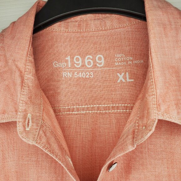 Gap 1969 100% Cotton Women's Button Down XL - Picture 3 of 8